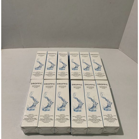 Droppic Refrigerator Replacement Filter Lot Of 4(12) Compatible LG Lt700P New - Picture 2 of 8